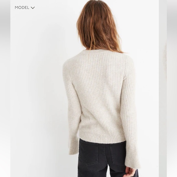 Madewell Ruffle Cuff Wool Sweater - Picture 9 of 10
